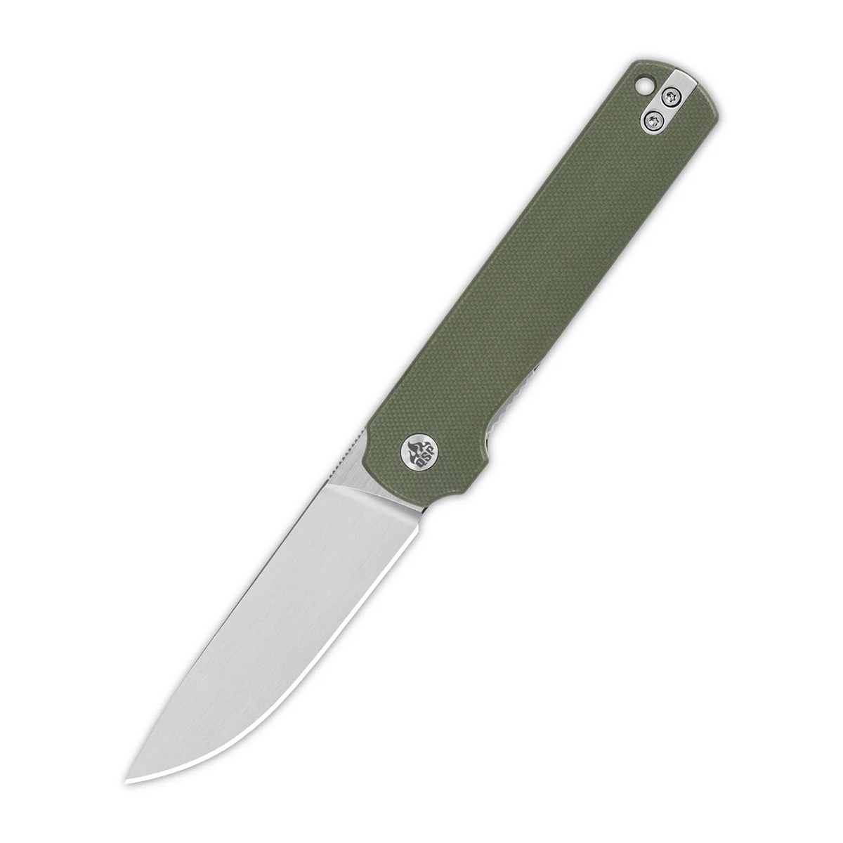 Складной нож QSP Lark 8 см, сталь Sandvik 14C28N, рукоять G10, зеленый