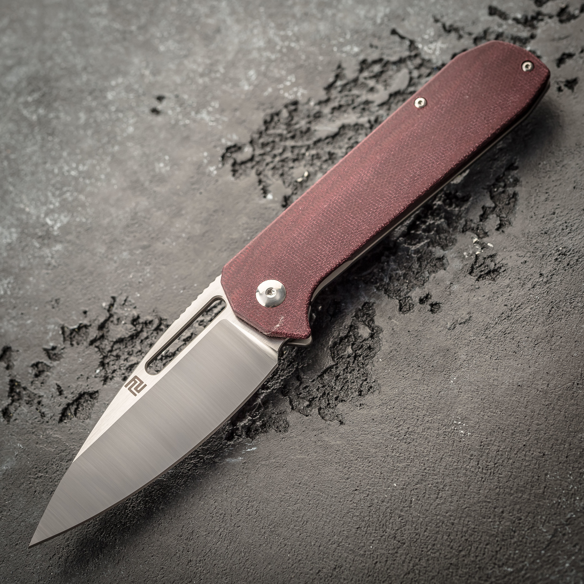 Складной нож Artisan Arion, сталь S35VN, Micarta/Titanium - фото 2