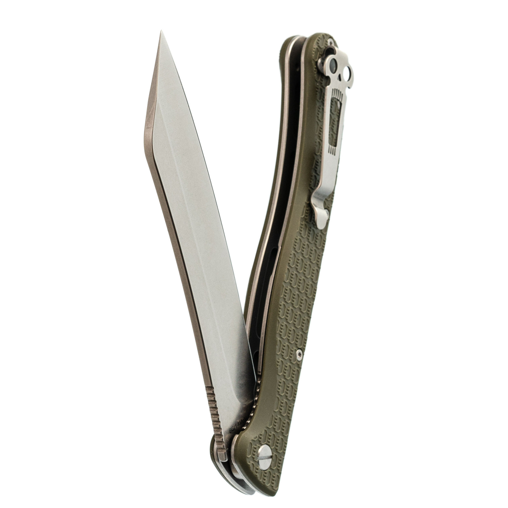 Складной нож Dagger Tesak Olive DL, сталь 8cr14mov, рукоять FRN - фото 6