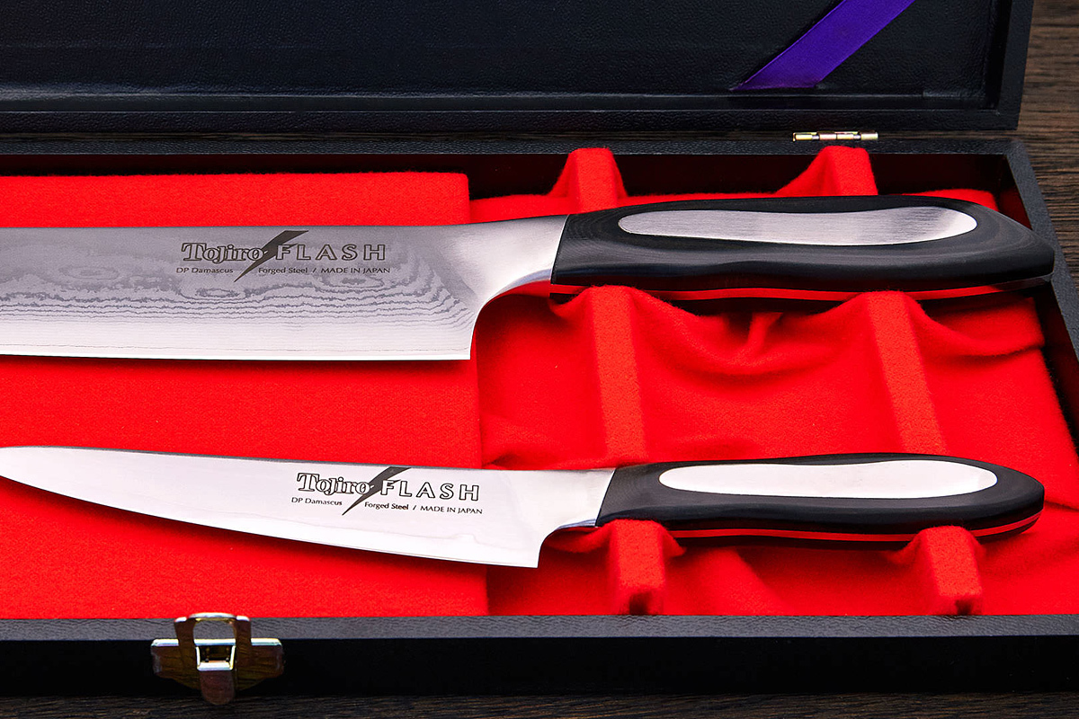 Набор из 2-х кухонных ножей, Tojiro, FF-GIFTSET-C, микарта - фото 2