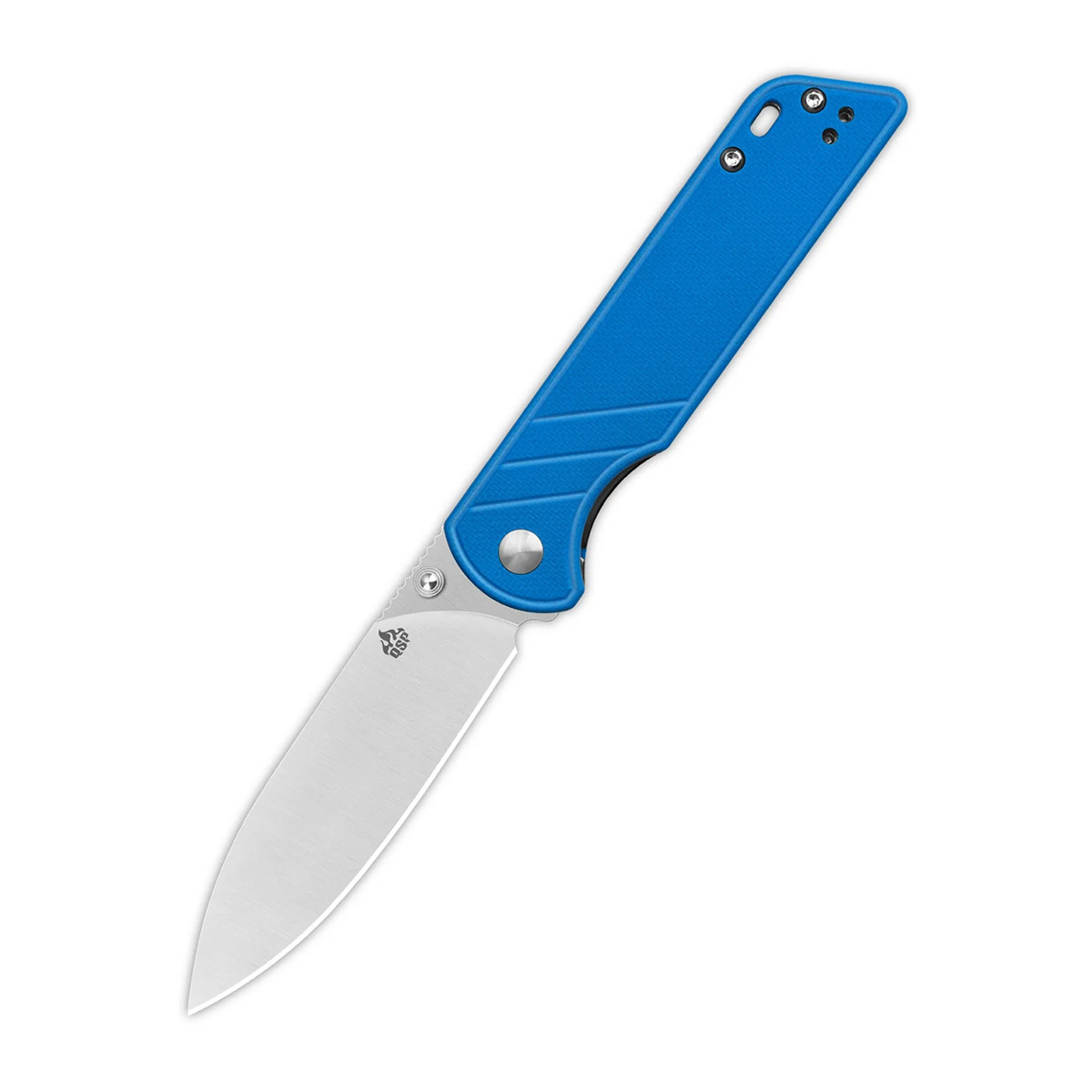 Складной нож QSP Parrot V2 8.2 см, сталь D2, рукоять G10, синий - фото 1