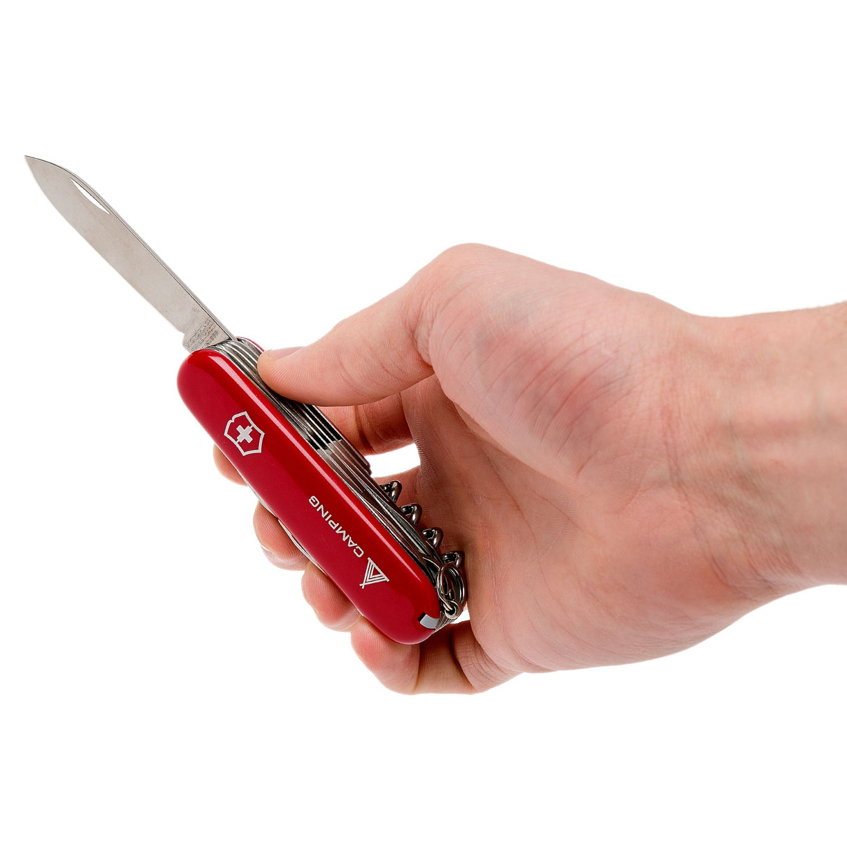 Нож перочинный Victorinox Ranger, сталь X55CrMo14, рукоять Cellidor®, красный - фото 8