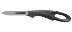 Фото Нож с фиксированным клинком со сменными лезвиями CRKT P.D.K. (Precision Disposable Knife Kit) Black, сталь 420J2, рукоять пластик