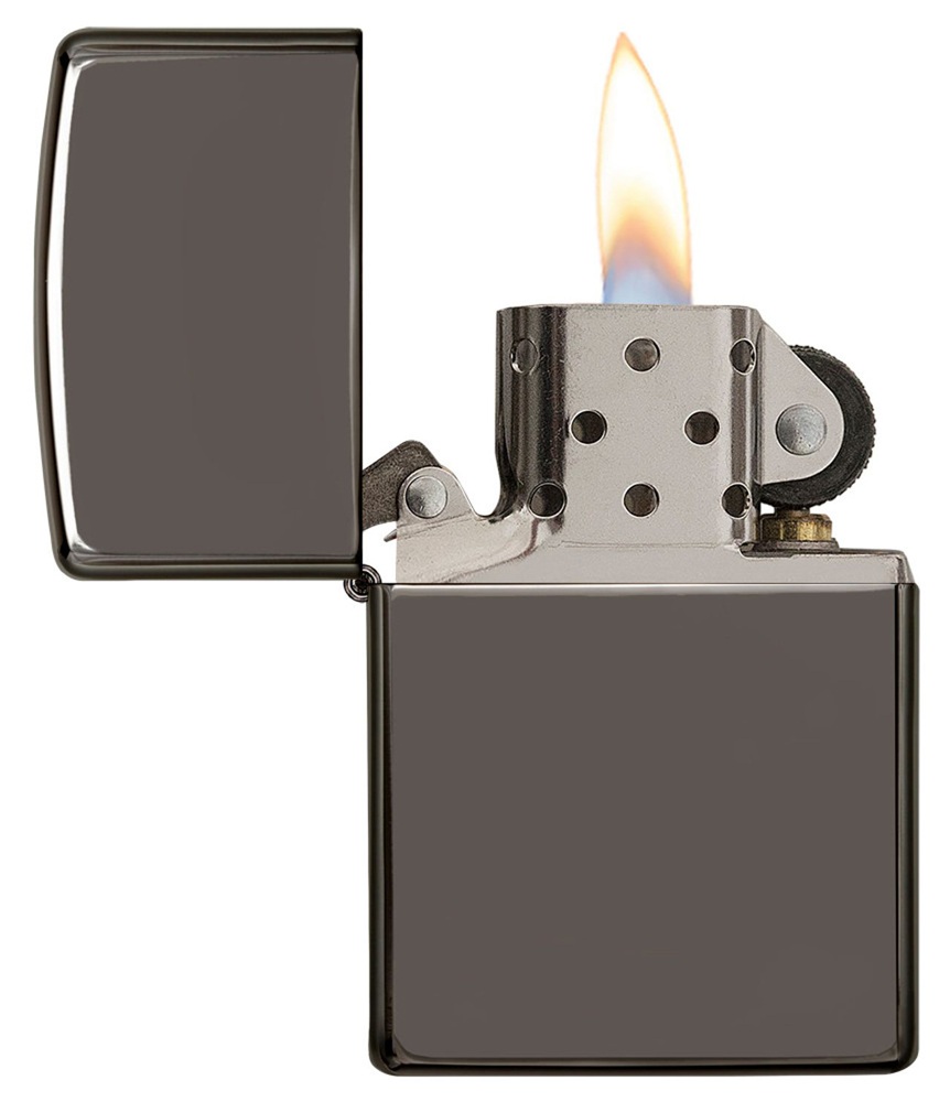 Зажигалка ZIPPO Black Ice® и вставной блок для трубок, подарочный набор - фото 3