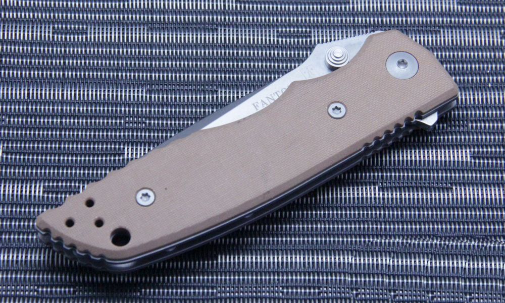 Нож складной HB01 Large, Desert Handle, Stonewashed Crucible CPM® S35VN™, William (Bill) Harsey Design 10.5 см. - фото 8