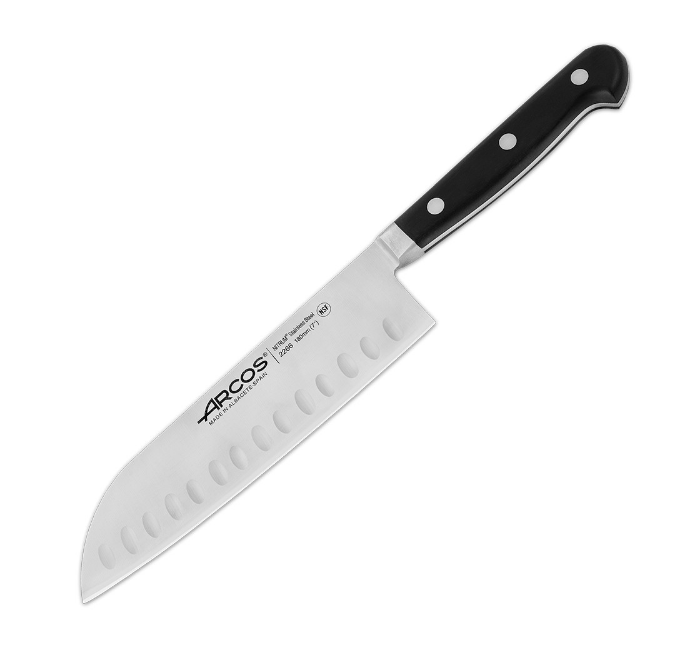Нож кухонный Сантоку 18 см Opera, Arcos нож кухонный для мяса 21 см opera arcos