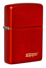 Фото Зажигалка Classic Metallic Red ZIPPO с логотипом Zippo