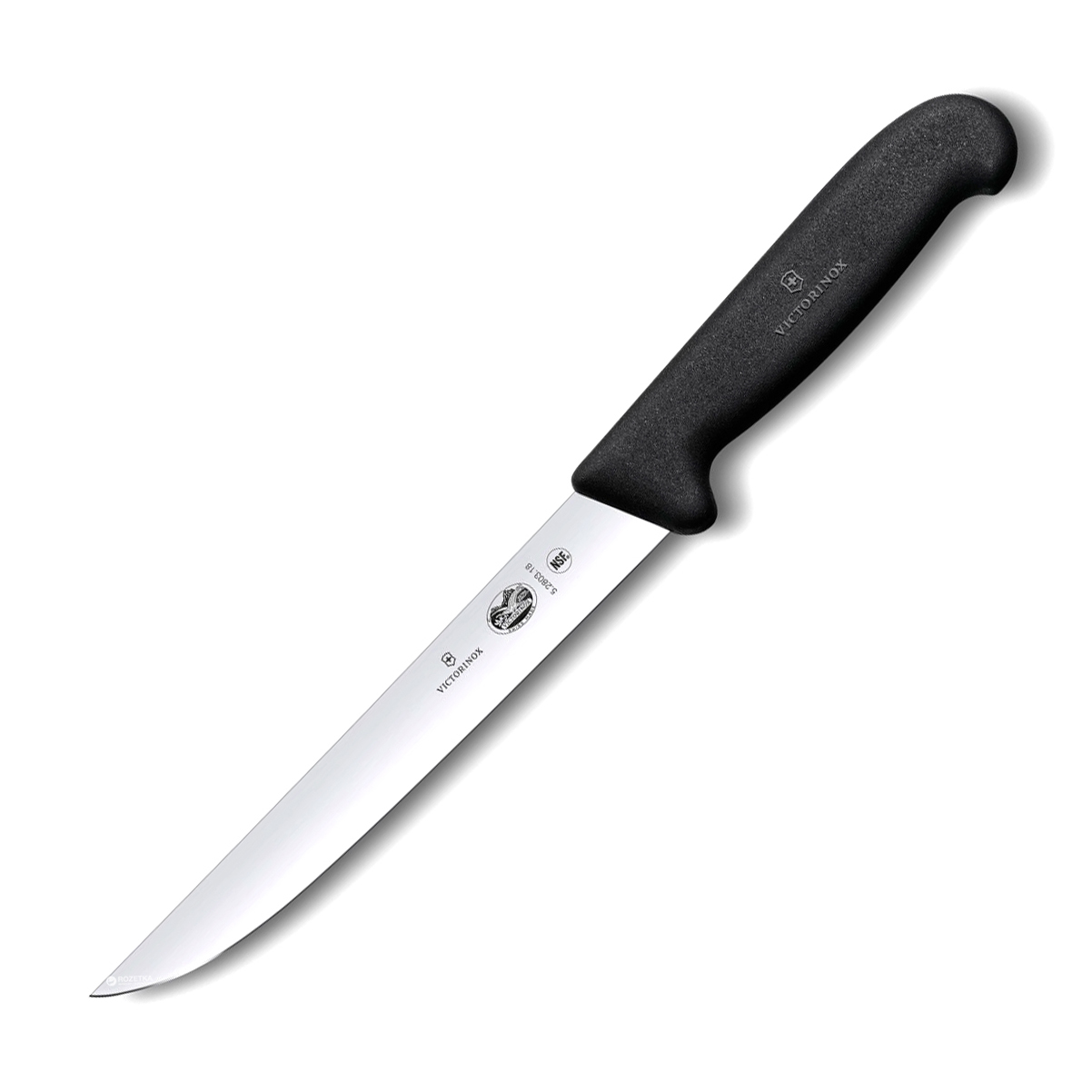 Кухонный нож Victorinox Fibrox, сталь X50CrMoV15, рукоять полипропилен, черный