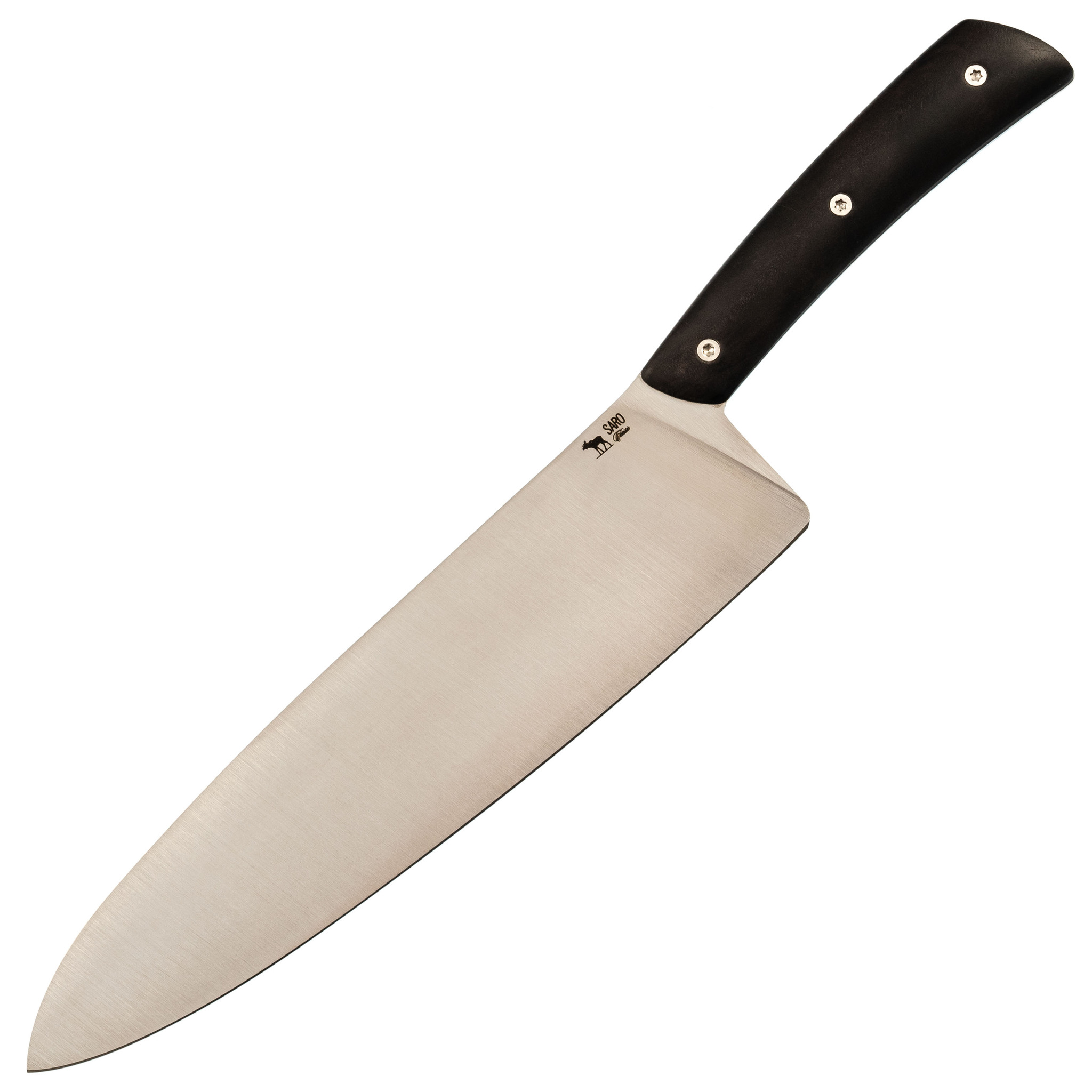 Нож кухонный Шеф, сталь AUS-6, граб