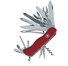 Фото Нож перочинный Victorinox WorkChamp XL 0.9064.XL с фиксатором лезвия 30 функций красный