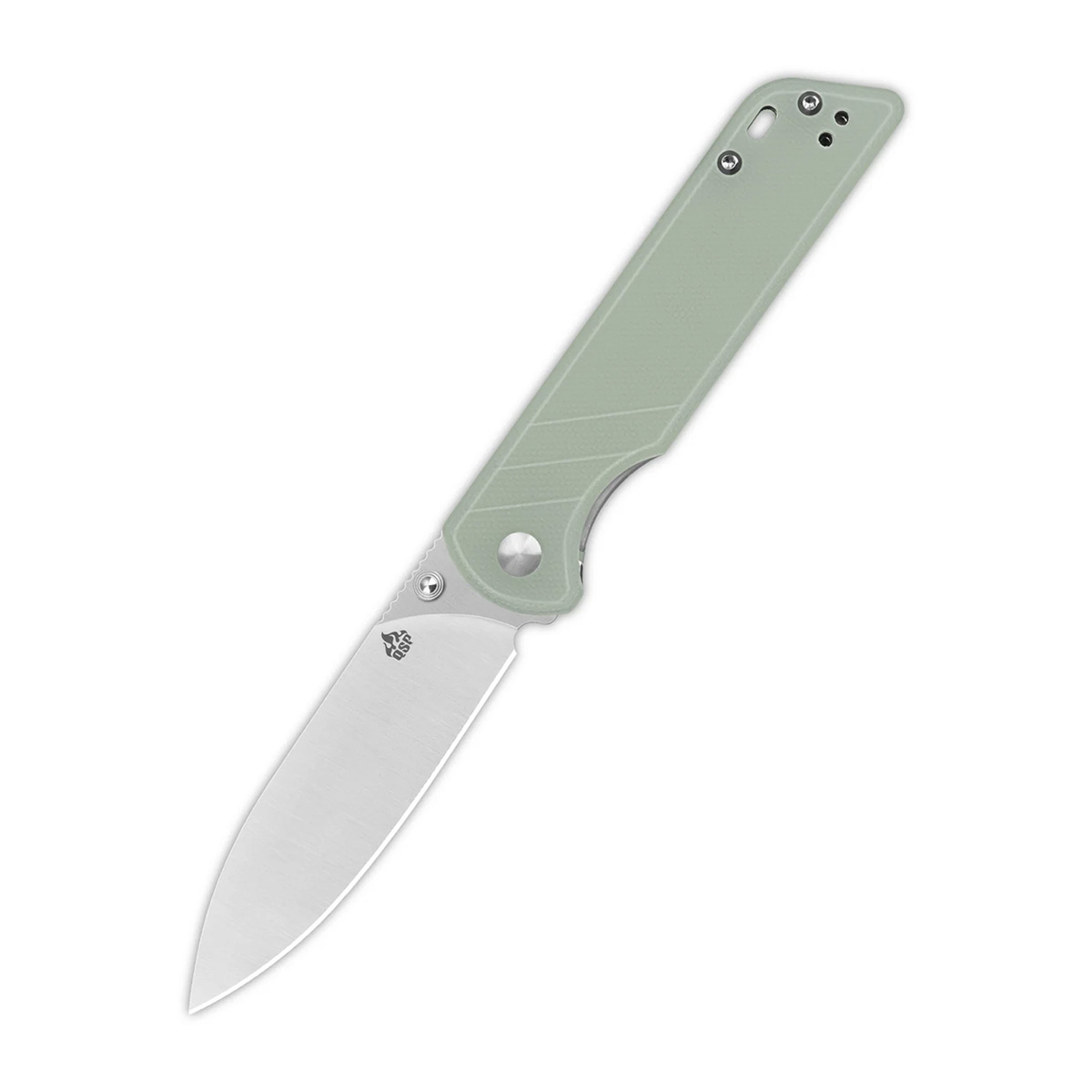 Складной нож QSP Parrot 8.2 см, сталь D2, рукоять G10, оливковый