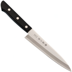 Фото Кухонный нож универсальный Tojiro Western Knife F-318, сталь VG-10, рукоять стабилизированная древесина, черный