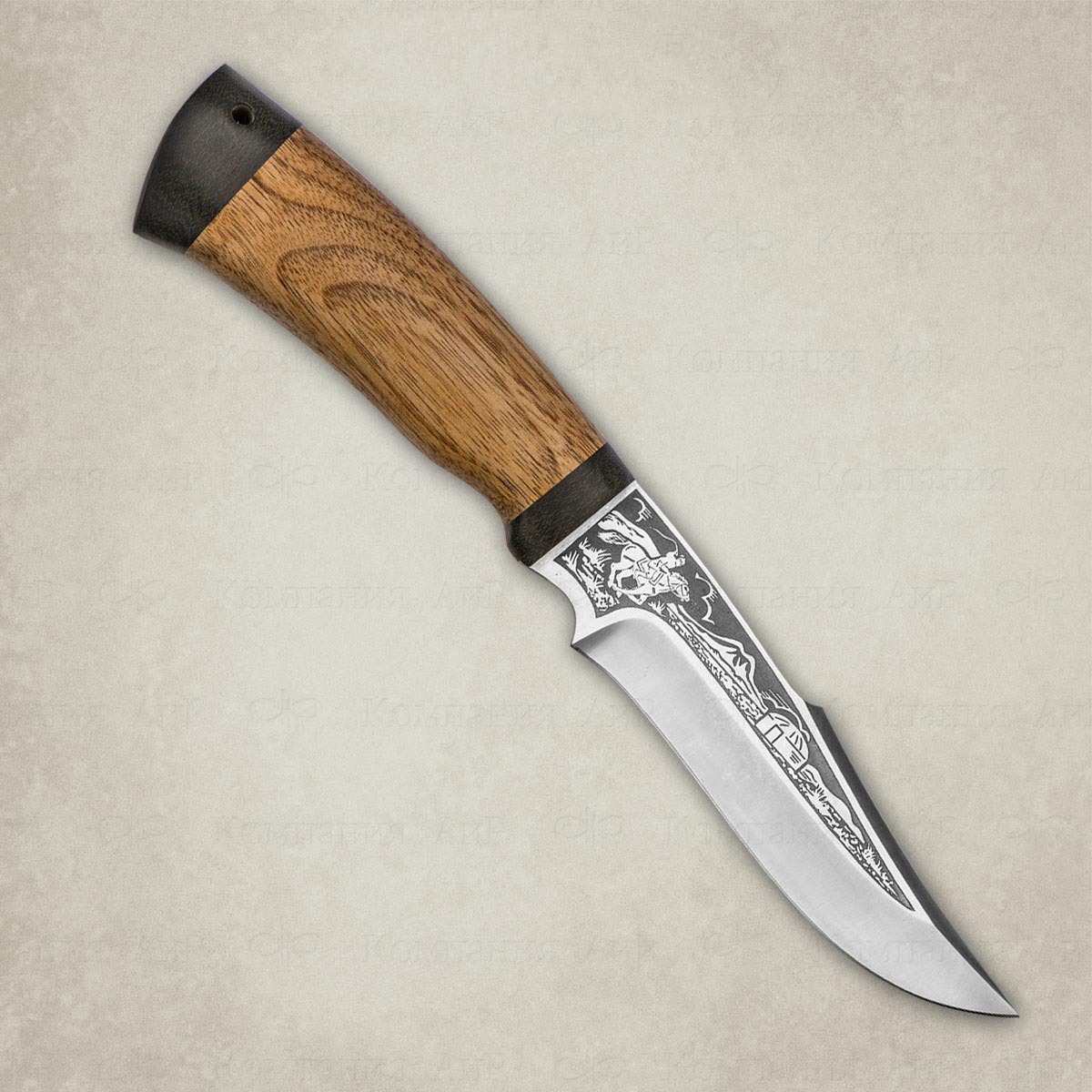 Нож АиР Хазар, сталь 110х18 М-ШД, рукоять дерево - фото 1