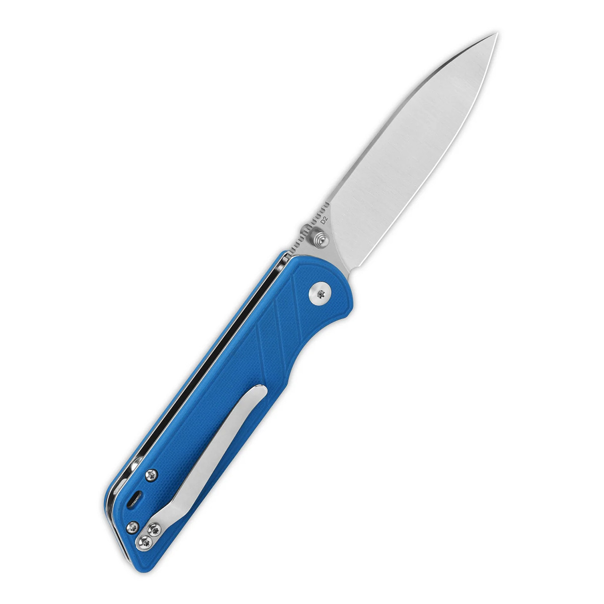 Складной нож QSP Parrot V2 8.2 см, сталь D2, рукоять G10, синий - фото 2