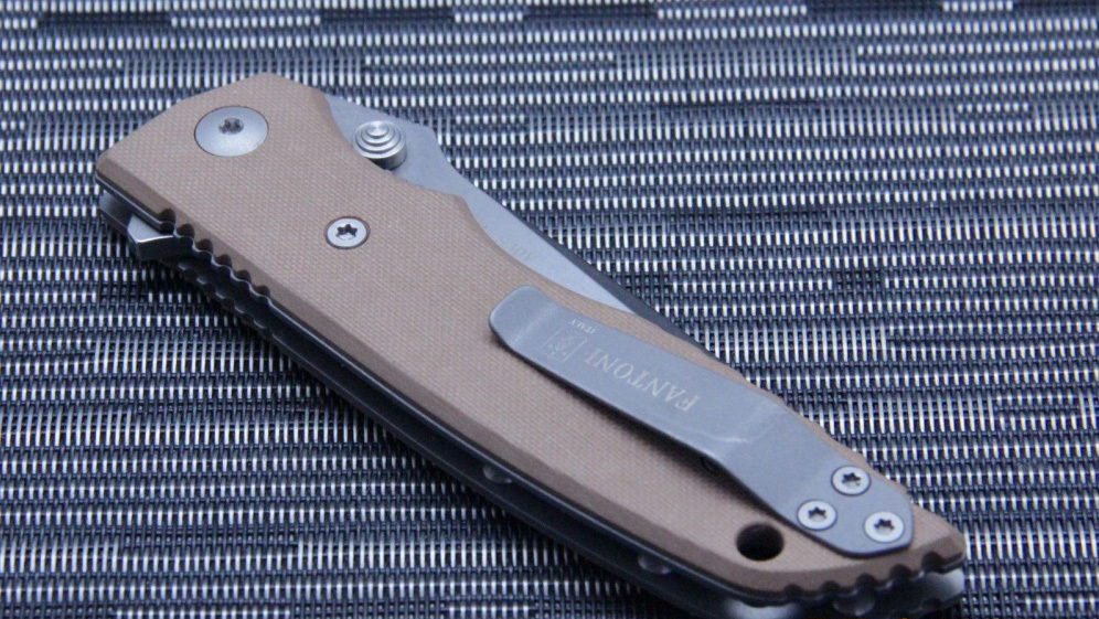 Нож складной Fantoni, HB-01, William (Bill) Harsey Design, FAN/HB01SwGr, сталь CPM-S30V, рукоять стеклотекстолит G-10, Desert от Ножиков