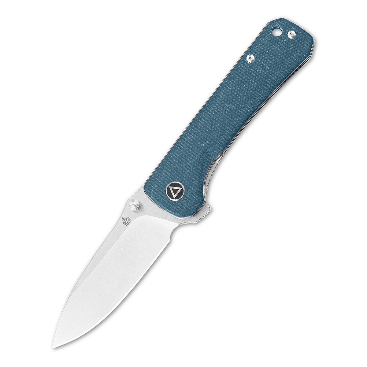 Складной нож QSP Hawk, сталь 14C28N, рукоять микарта, синий