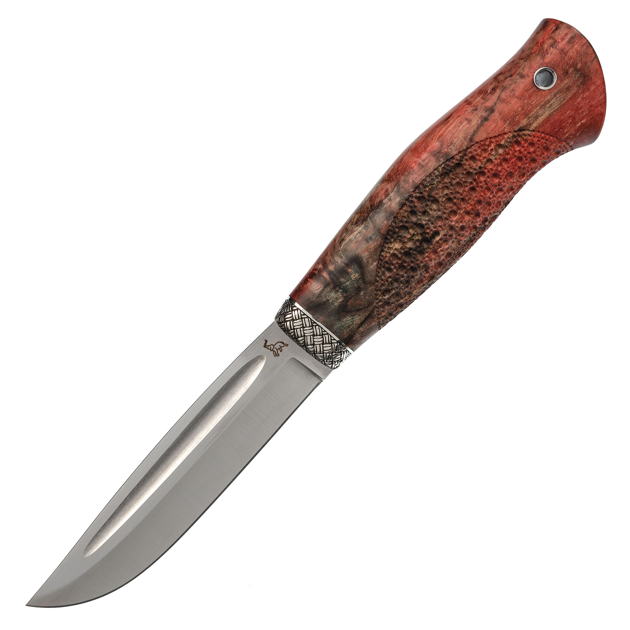 Нож Финский C12, сталь M390, рукоять карельская береза, Слон - фото 1