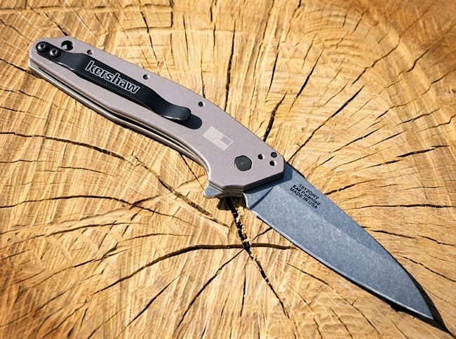 Складной нож Dividend KERSHAW 1812GRY, сталь 420HC, рукоять анодированный алюминий, серый - фото 2
