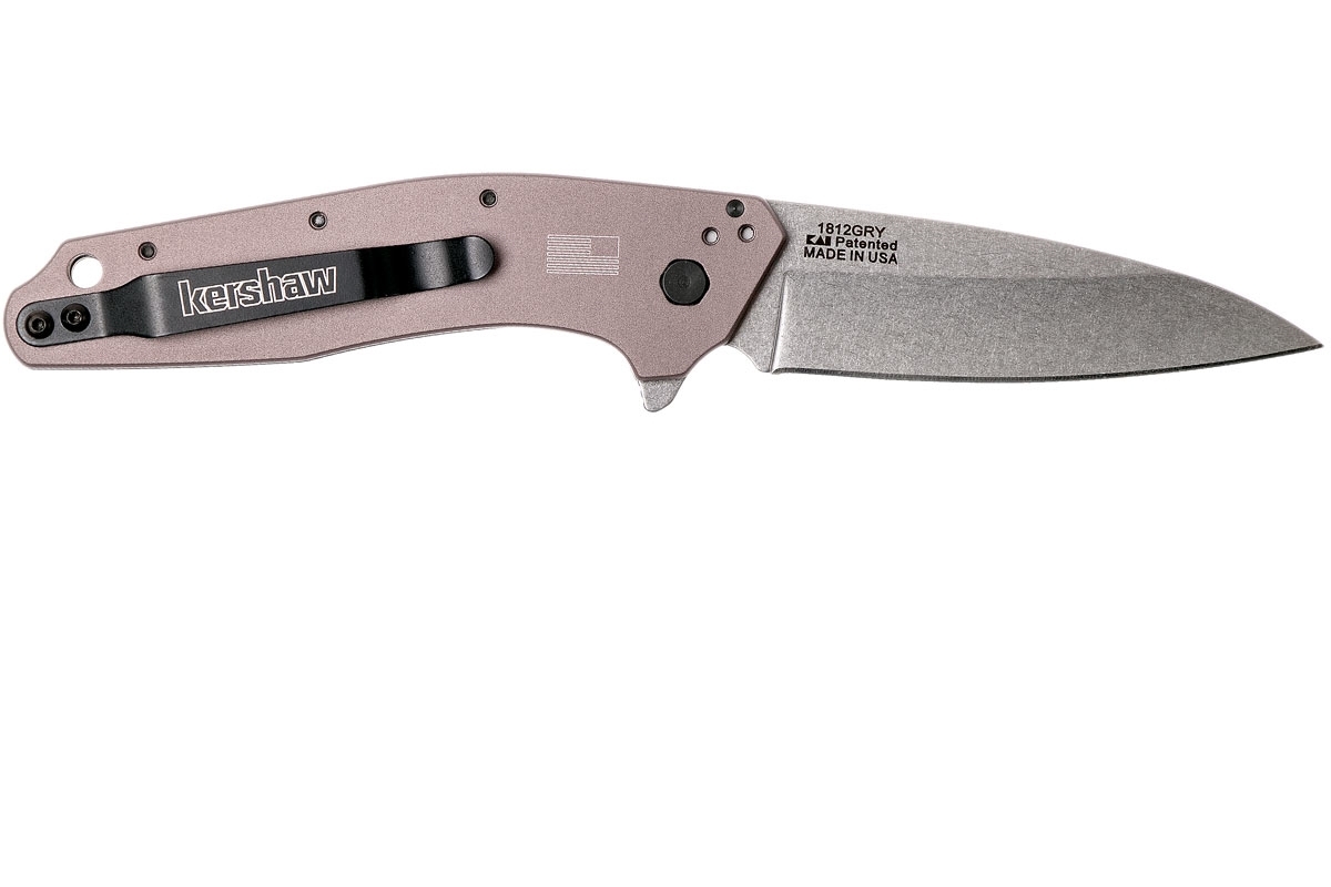 Складной нож Dividend KERSHAW 1812GRY, сталь 420HC, рукоять анодированный алюминий, серый - фото 4