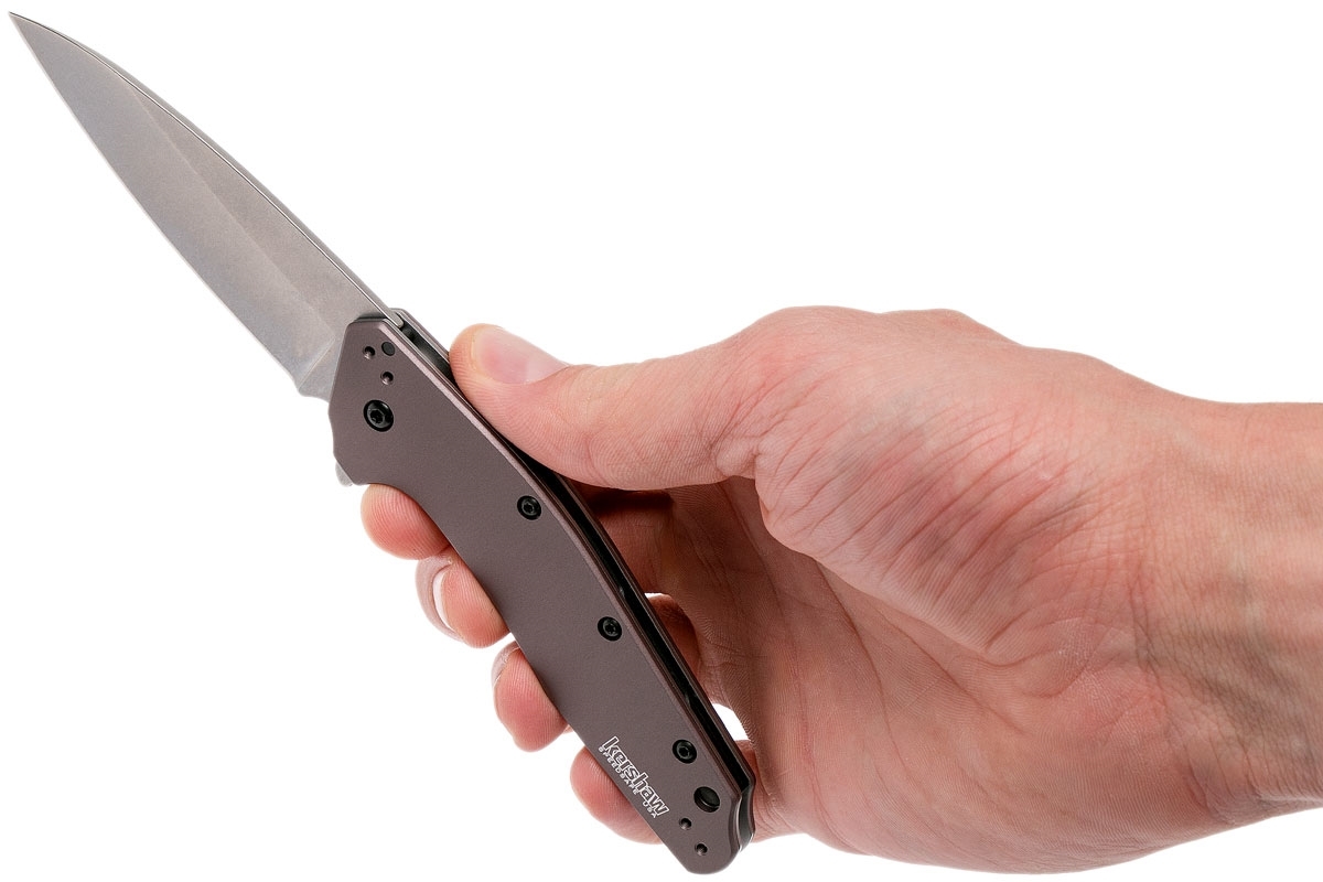 Складной нож Dividend KERSHAW 1812GRY, сталь 420HC, рукоять анодированный алюминий, серый - фото 10