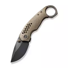 Фото Складной нож We Knife Envisage Black, сталь CPM-20CV, рукоять титан