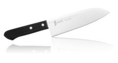 Фото Нож Сантоку ZACKS, Fuji cutlery, сталь  Сталь Mo-V, чёрный