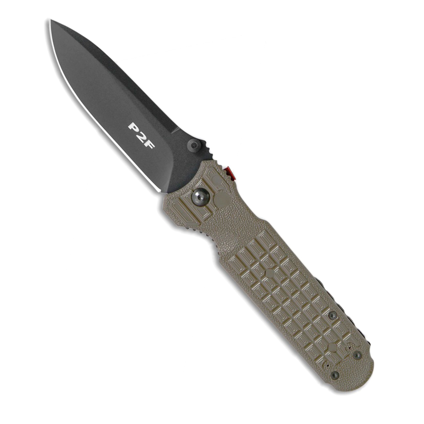 Складной нож Predator 2F, сталь N690, форпрен, зеленый - фото 2