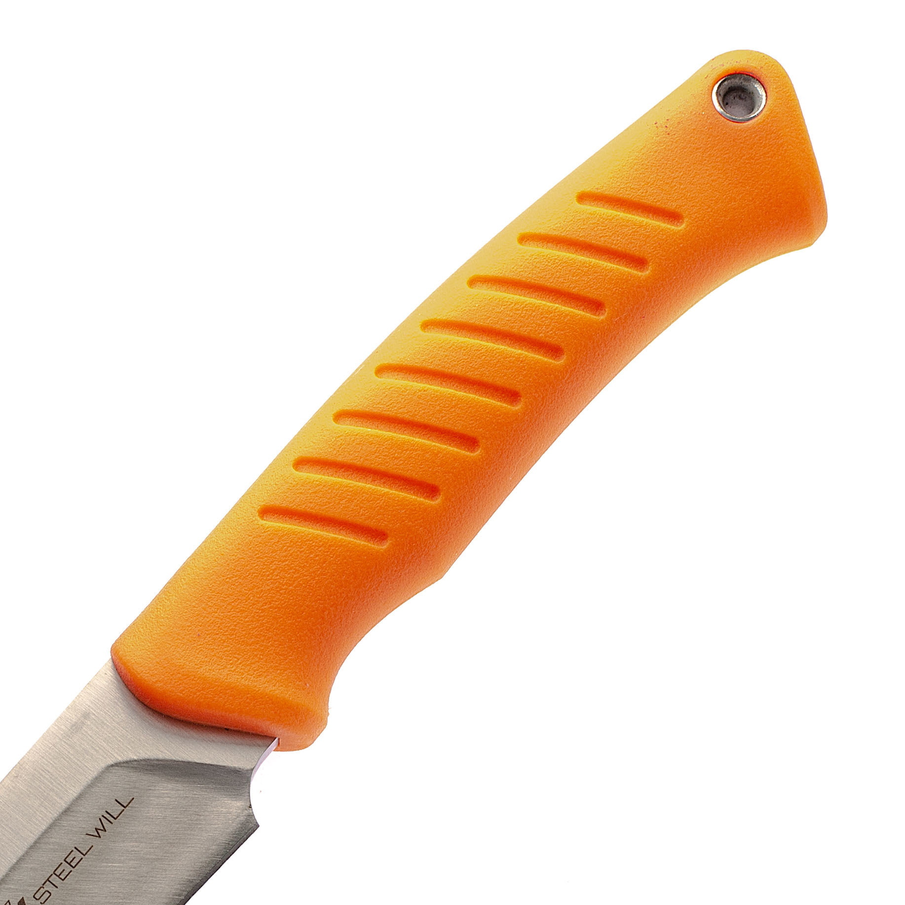Нож Argonaut Steel Will, сталь AUS8, TPR оранжевый - фото 2