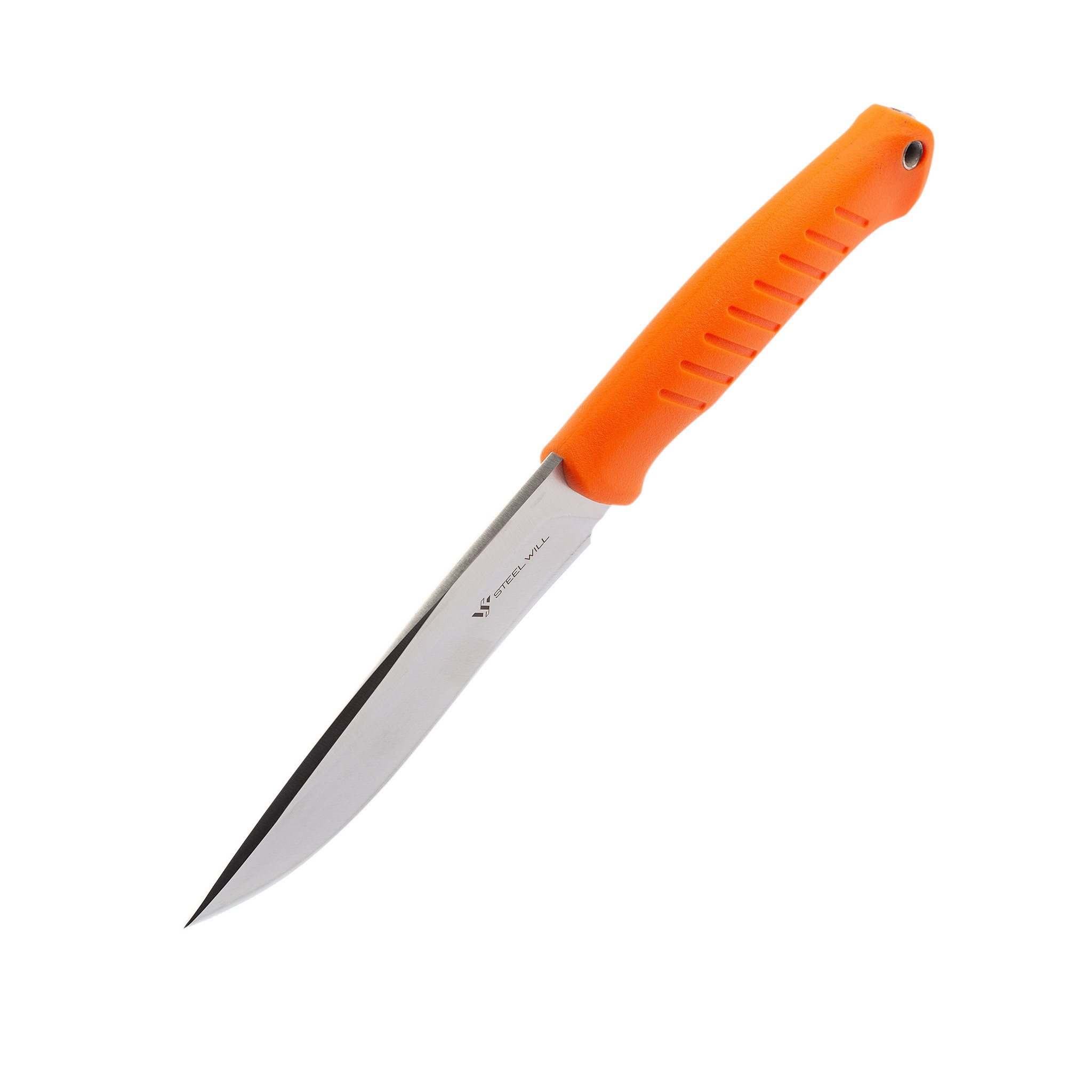 Нож Argonaut Steel Will, сталь AUS8, TPR оранжевый - фото 4