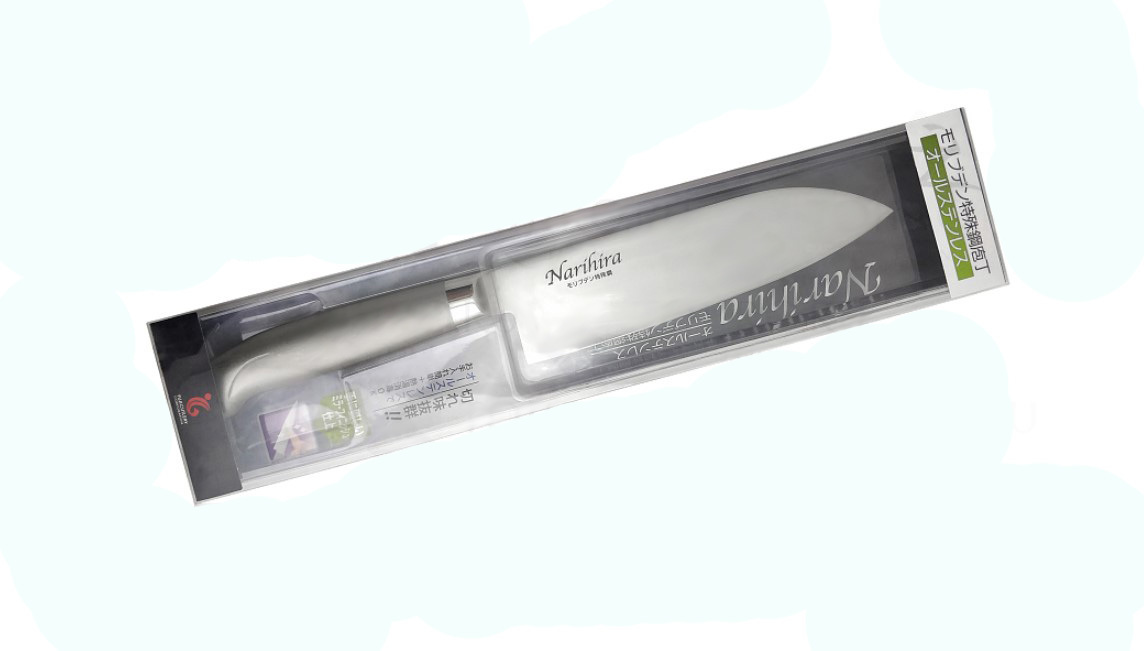Нож Сантоку Narihira Fuji Cutlery, FC-61, сталь Mo-V, серый - фото 2
