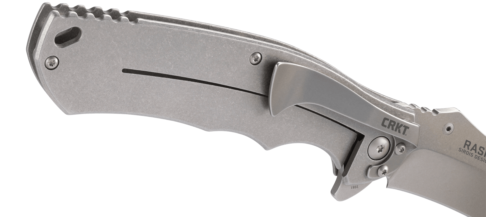 фото Складной нож crkt rasp, сталь aus-8, рукоять нержавеющая сталь 420j2
