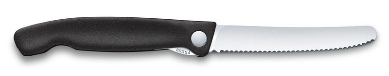 Набор VICTORINOX Swiss Classic: складной нож для овощей и разделочная доска, чёрная рукоять от Ножиков