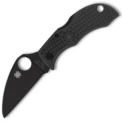 Фото Складной нож Spyderco Manbug Wharncliffe Black, сталь VG-10, рукоять FRN, черный