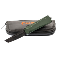Фото Автоматический нож Daggerr Koschei Tanto Olive (Кощей), сталь D2