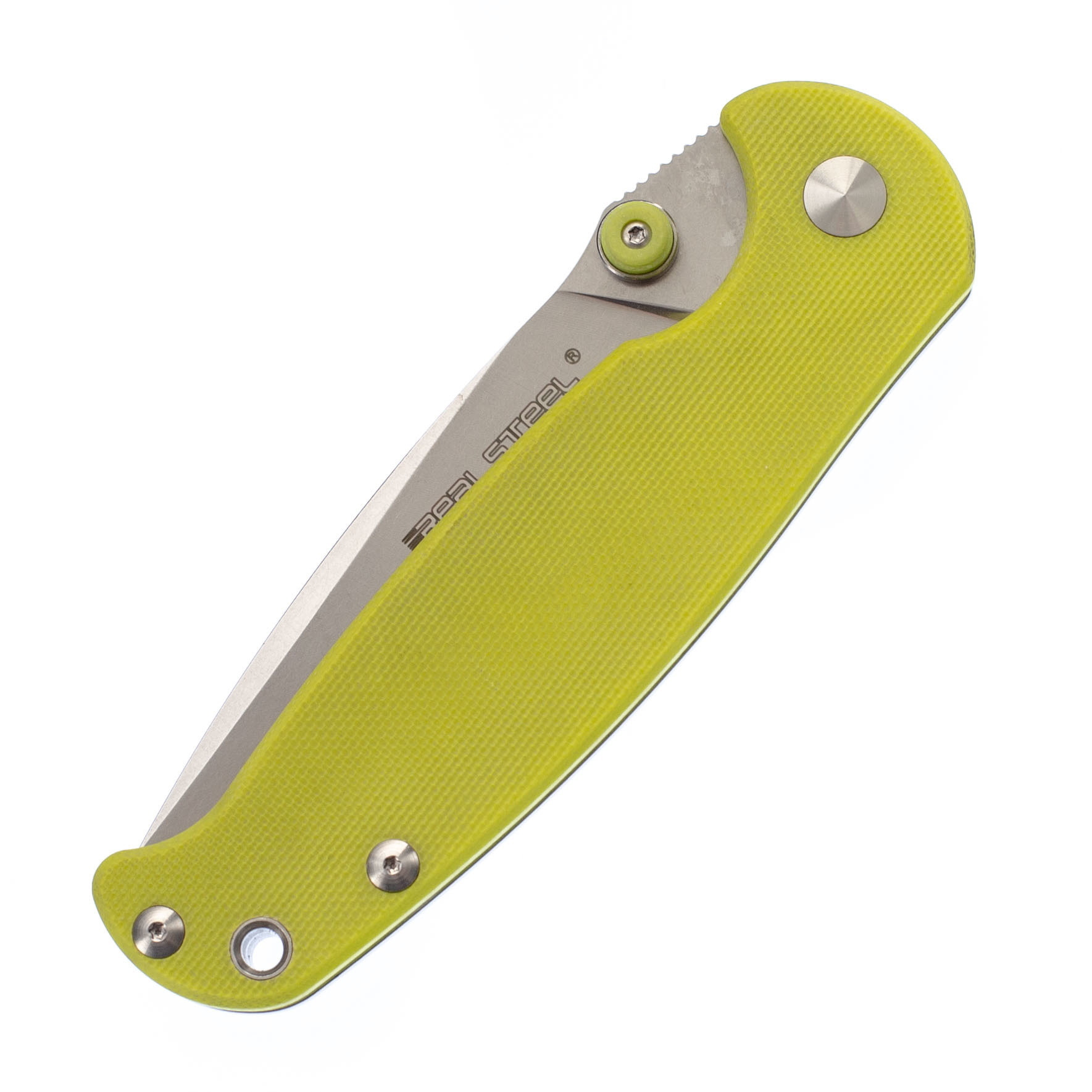 Складной нож H6-S1 Fruit Green Realsteel, сталь 14C28N, рукоять G10 - фото 4