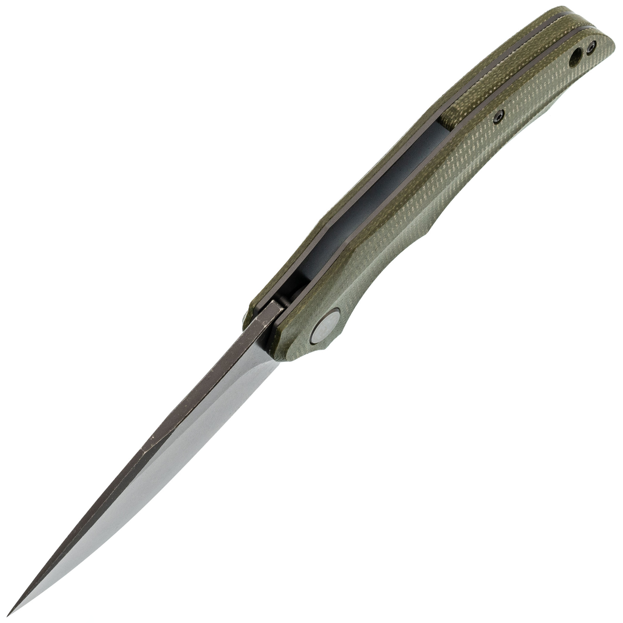 Складной нож Petrified Fish Hairtail, сталь K110, рукоять микарта - фото 2