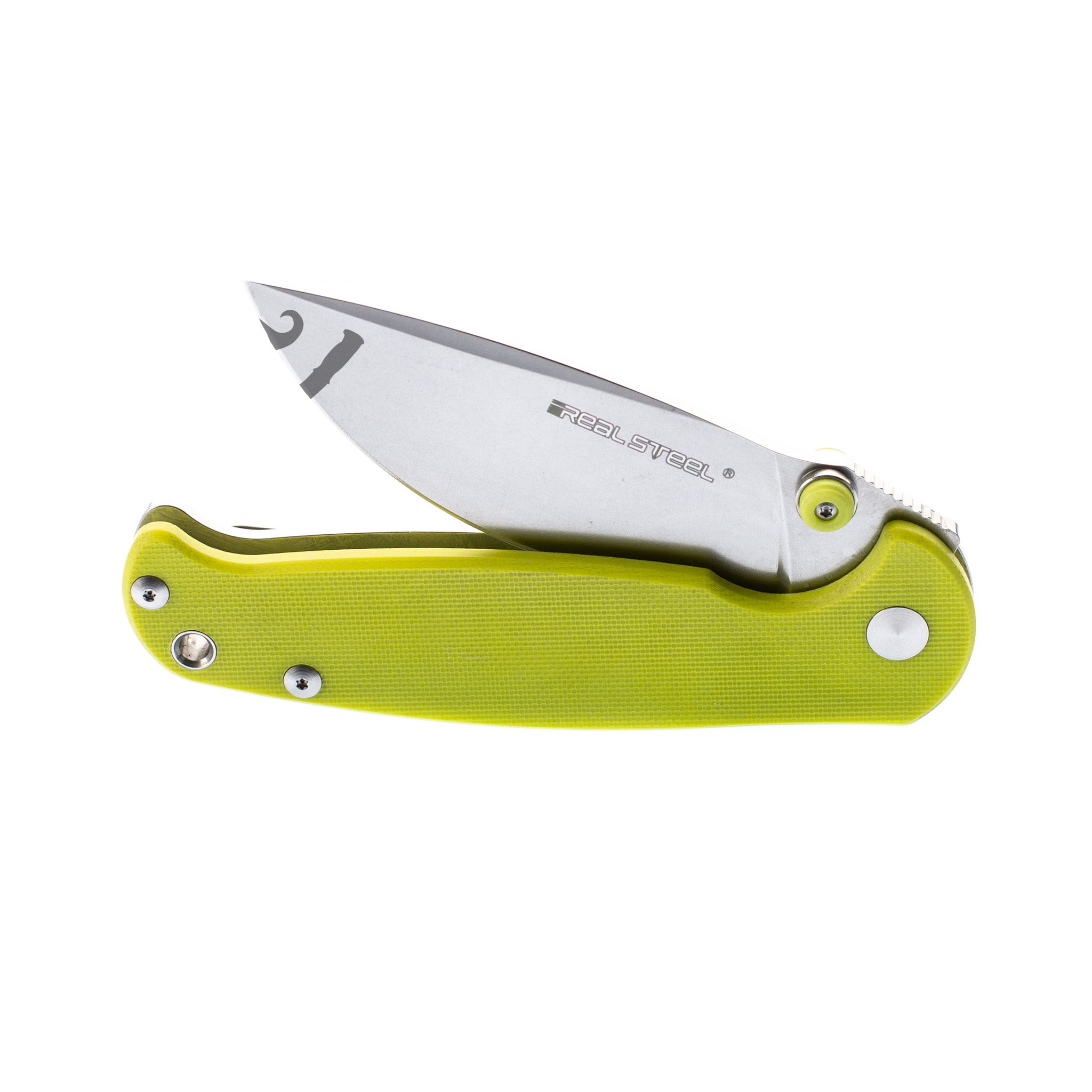 Складной нож H6-S1 Fruit Green Realsteel, сталь 14C28N, рукоять G10 - фото 6