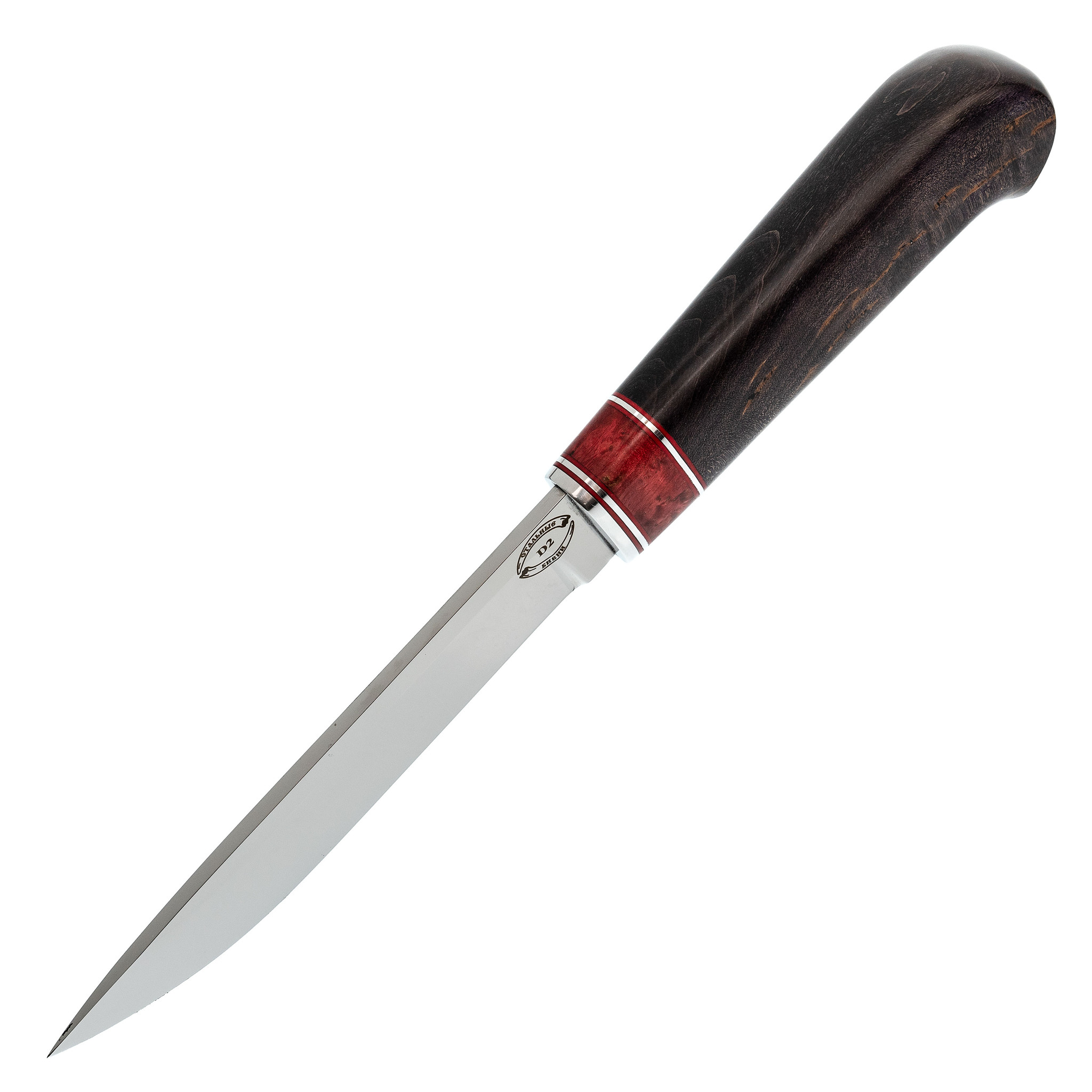 Нож Финский 1, сталь D2, карельская береза - фото 2