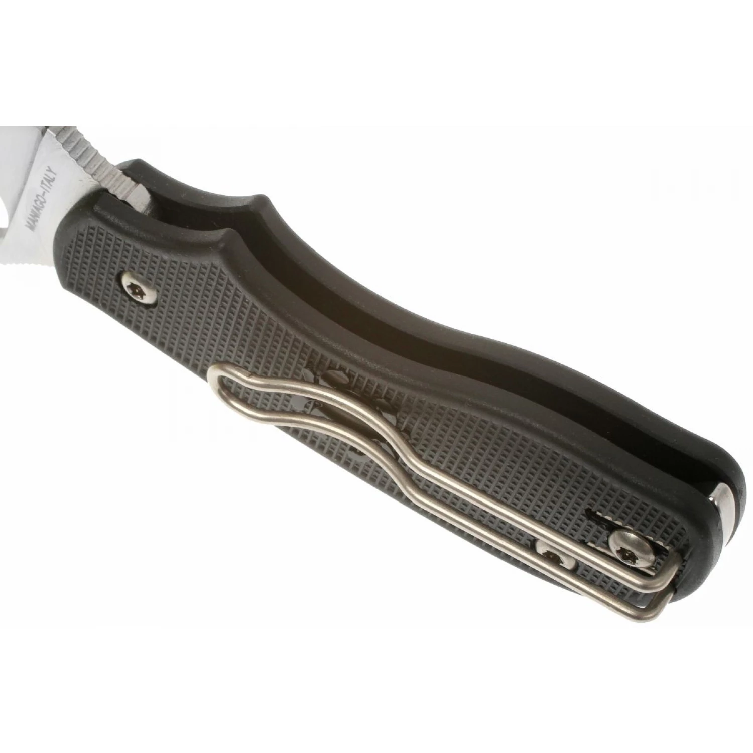 Нож складной Spyderco Squeak 154PBK, сталь N690, рукоять пластик FRN черный - фото 6