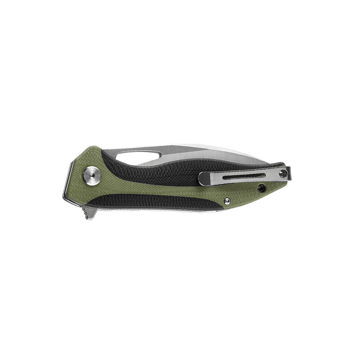 Складной нож Bestech Komodo, сталь D2, рукоять черно-зеленая G10 - фото 2