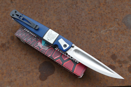 Складной нож Steelclaw Саха Волк, сталь VG-10, рукоять G10, синий