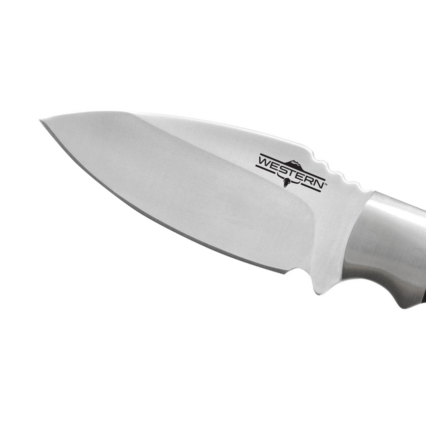 фото Нож с фиксированным клинком camillus western kota, сталь 420, рукоять стеклотекстолит g-10, чёрный