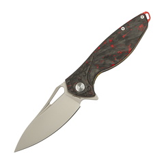 Фото Нож складной Hummingbird Plus, сталь N690Co, Red Carbon