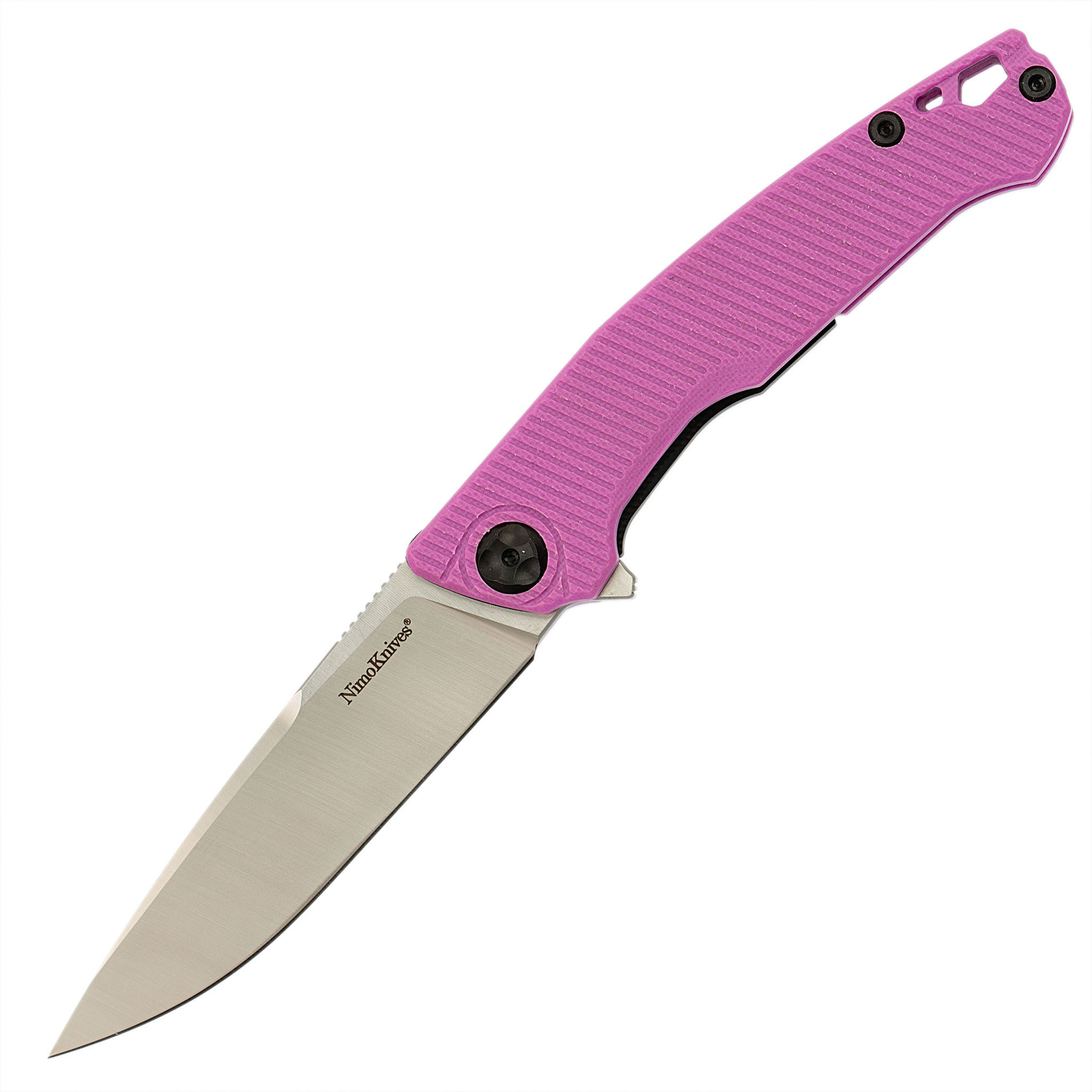 Складной нож Nimo Proletarlan, сталь 9Cr18MoV, розовый - фото 1