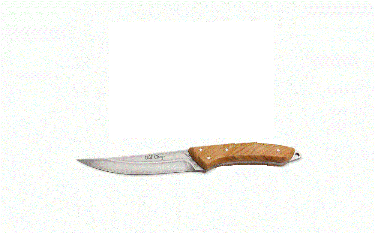 фото Нож с фиксированным клинком mercury old chap, сталь 440c, оливковое дерево