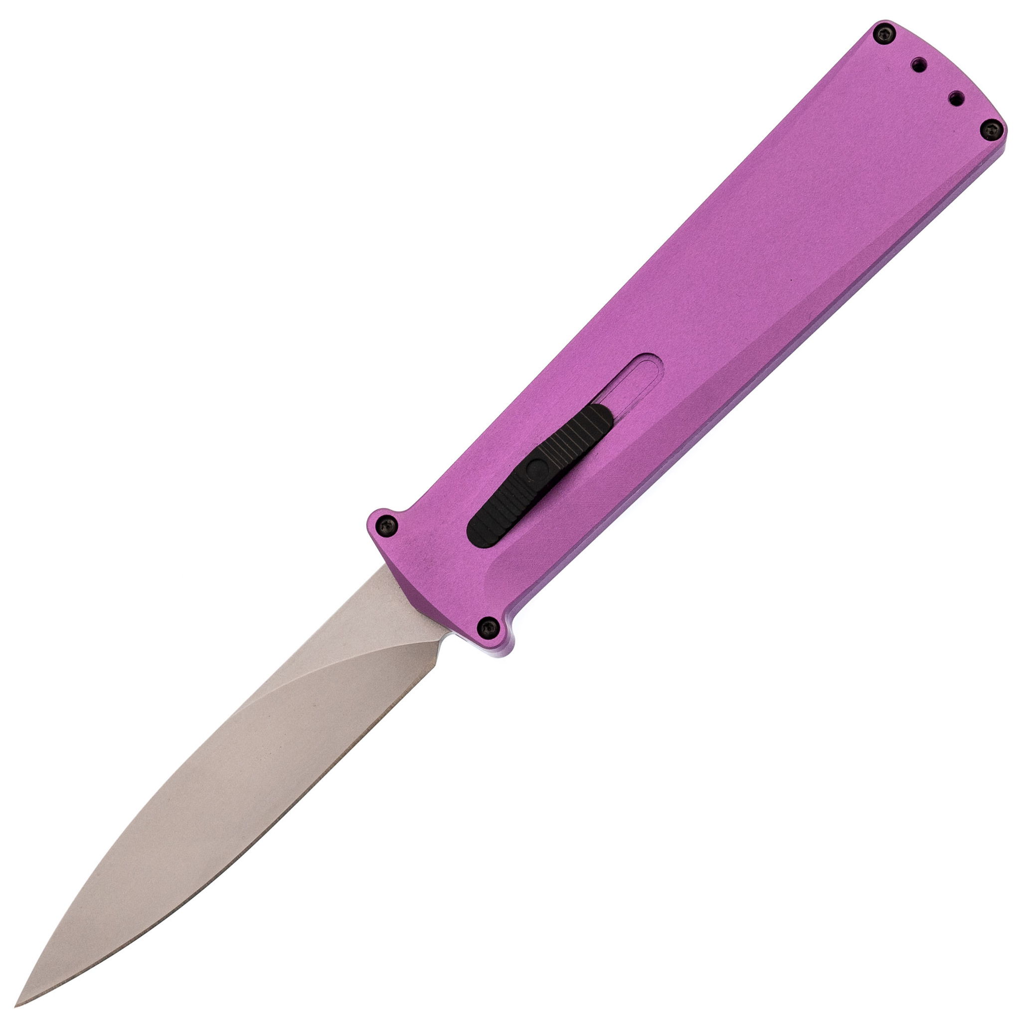 Автоматический нож Daggerr Кощей Slim Purple, сталь D2, рукоять алюминий - фото 1