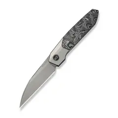 Фото Складной нож WE Knife Brr15, сталь M390, рукоять титан/карбон с алюминиевой стружкой