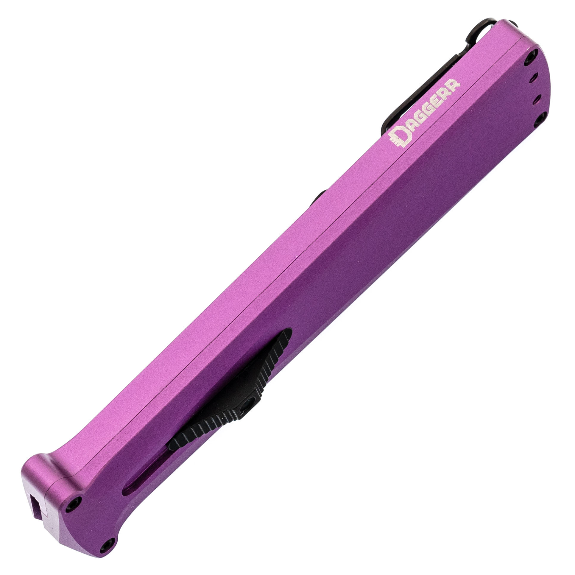 Автоматический нож Daggerr Кощей Slim Purple, сталь D2, рукоять алюминий - фото 5