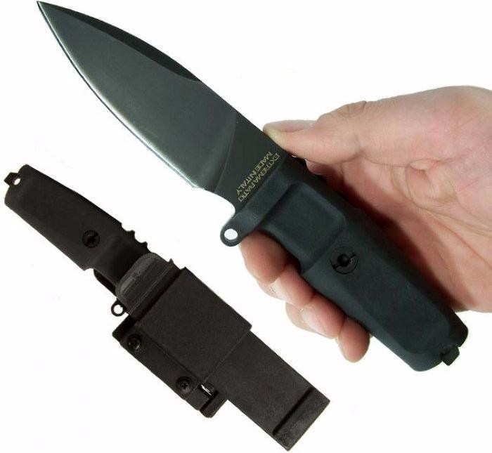 Нож с фиксированным клинком Extrema Ratio Shrapnel OG Black, сталь Bhler N690, рукоять пластик от Ножиков