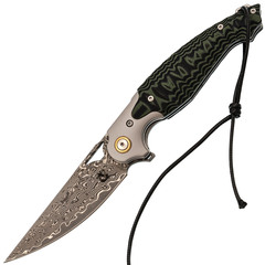 Фото Складной нож Steelclaw Бот, сталь VG-10/дамаск, рукоять G10